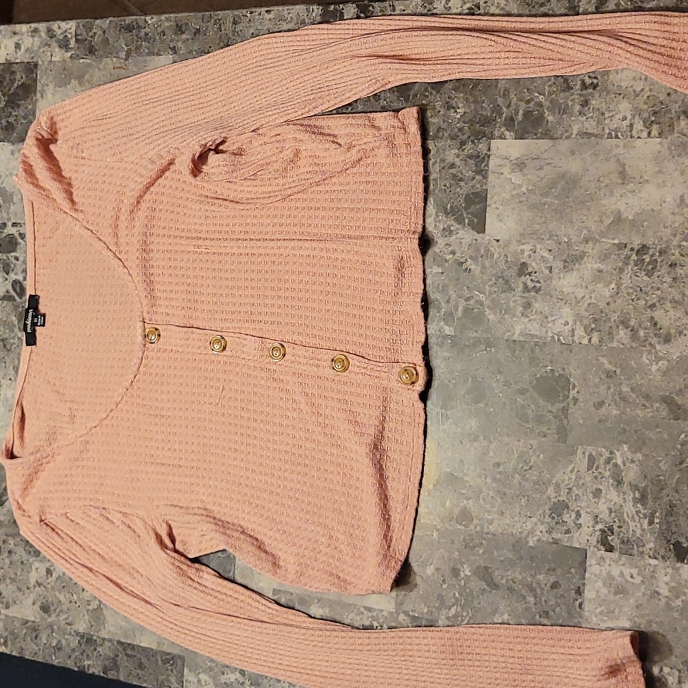 Pink Cropped Long sleeve